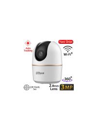 Dahua IPC-HPT1330DA-STW-0280B 3 Mp 2.8 mm Çift Yönlü Ses Wifi Iç Ortam Pt Kamera BEBEK & BAKICI KAMERASI